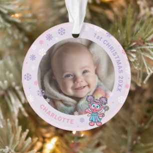 Abby Cadabby Baby's 1. Weihnachten Foto-Ornament Ornament