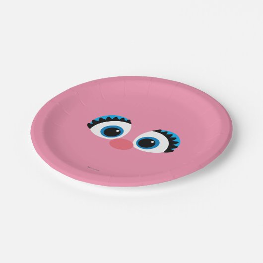 Abby Cadabby Big Face Pappteller (Schrägansicht)