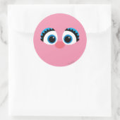 Abby Cadabby Big Face Runder Aufkleber (Tasche)