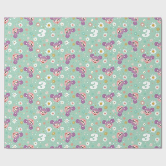 Abby Cadabby Birthday Woodland Pattern Geschenkpapier (Flach)