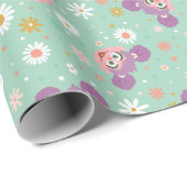 Abby Cadabby Birthday Woodland Pattern Geschenkpapier (Rolleneckpunkt)