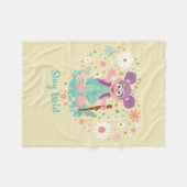 Abby Cadabby | Bleibe wild Fleecedecke (Vorderseite (Horizontal))