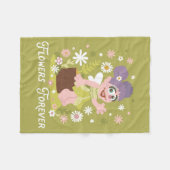 Abby Cadabby | Blume für immer Fleecedecke (Vorderseite (Horizontal))