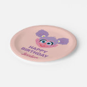 Abby Cadabby | BLUME | Happy Birthday Pappteller (Schrägansicht)