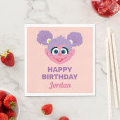 Abby Cadabby | BLUME | Happy Birthday Serviette (Beispiel)