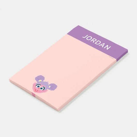 Abby Cadabby | BLUME | Name hinzufügen Post-it Klebezettel (angewinkelt)