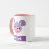 Abby Cadabby | BLUME | Name hinzufügen Tasse (Vorderseite Links)