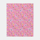 Abby Cadabby Cupcake Party Pattern Fleecedecke (Vorderseite)