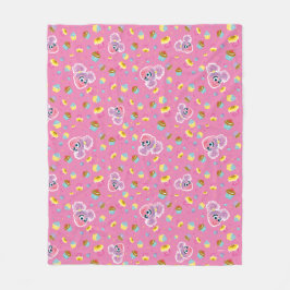 Abby Cadabby Cupcake Party Pattern Fleecedecke