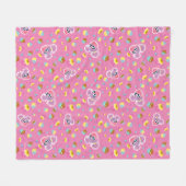Abby Cadabby Cupcake Party Pattern Fleecedecke (Vorderseite (Horizontal))