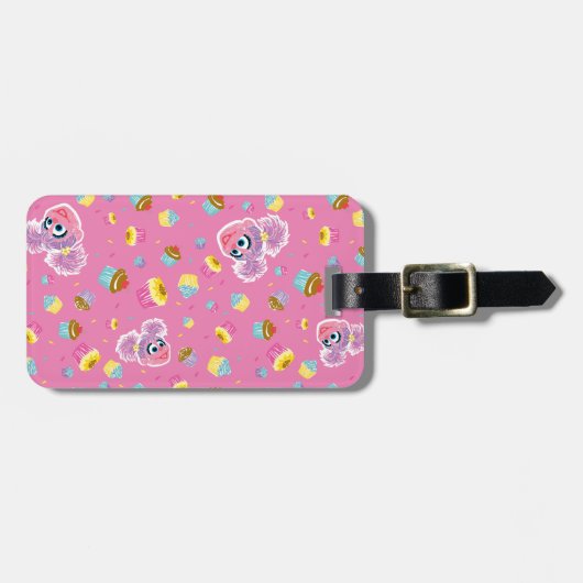 Abby Cadabby Cupcake Party Pattern Gepäckanhänger (Vorderseite horizontal)