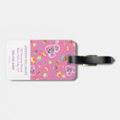 Abby Cadabby Cupcake Party Pattern Gepäckanhänger (Rückseite horizontal)