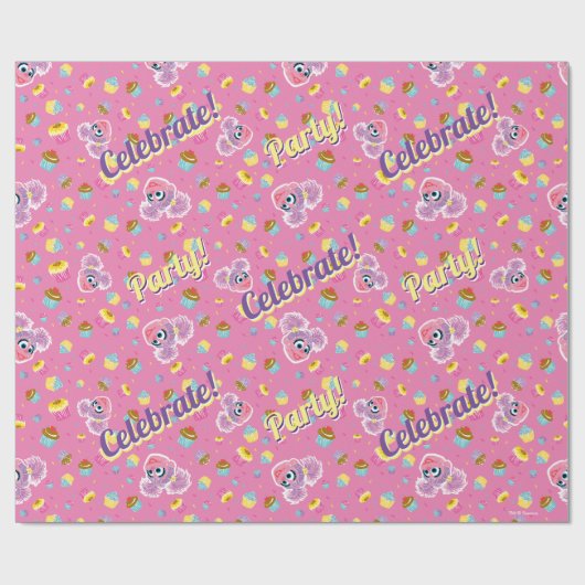 Abby Cadabby Cupcake Party Pattern Geschenkpapier (Flach)