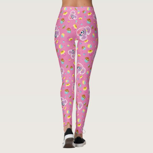 Abby Cadabby Cupcake Party Pattern Leggings (Rückseite)
