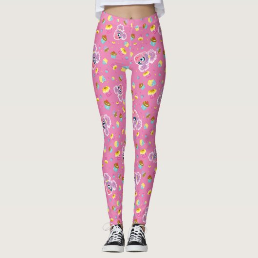 Abby Cadabby Cupcake Party Pattern Leggings (Vorderseite)