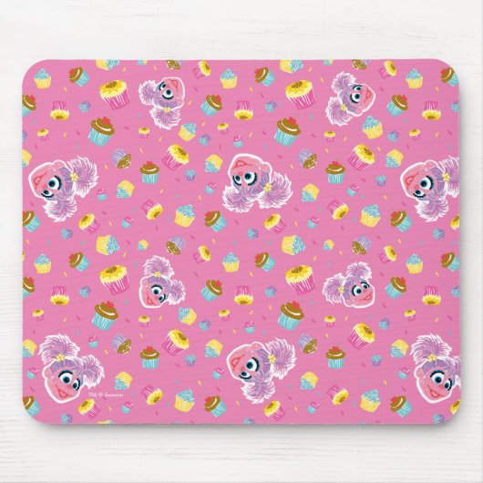 Abby Cadabby Cupcake Party Pattern Mousepad (Vorne)