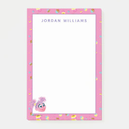 Abby Cadabby Cupcake Party Pattern Post-it Klebezettel