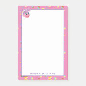 Abby Cadabby Cupcake Party Pattern Post-it Klebezettel (Vorderseite)