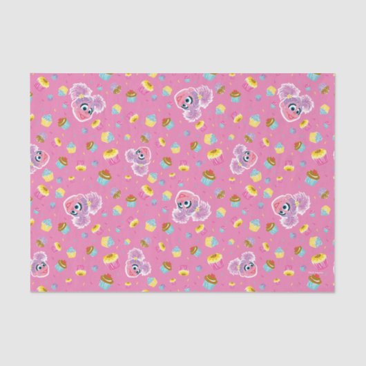 Abby Cadabby Cupcake Party Pattern Seidenpapier (Vorderseite)