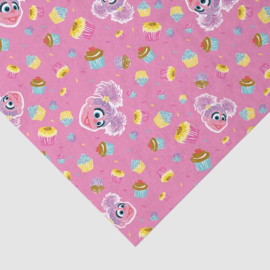 Abby Cadabby Cupcake Party Pattern Seidenpapier (Ausschnitt)