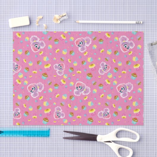 Abby Cadabby Cupcake Party Pattern Seidenpapier (Handwerk)