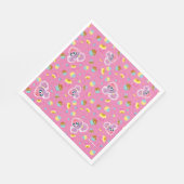 Abby Cadabby Cupcake Party Pattern Serviette (Ecke)