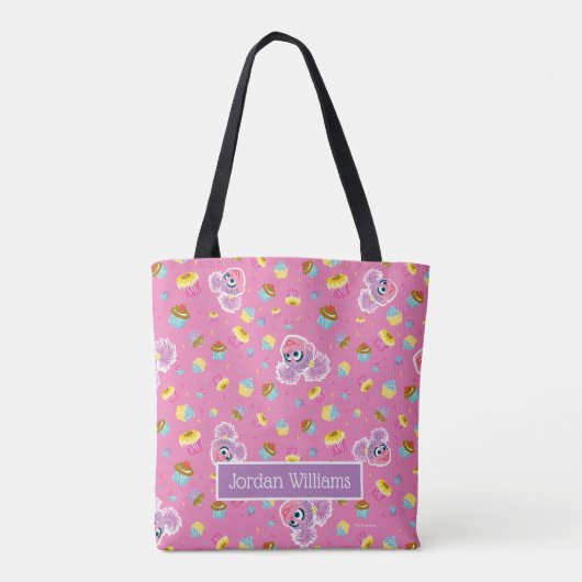 Abby Cadabby Cupcake Party Pattern Tasche (Rückseite)
