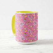 Abby Cadabby Cupcake Party Pattern Tasse (Vorderseite Links)