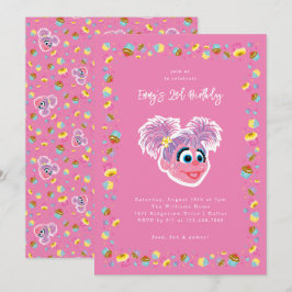 Abby Cadabby Cupcakes & Confetti Birthday  Einladung