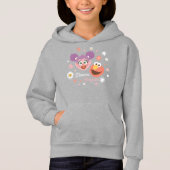 Abby Cadabby & Elmo | Blume für immer Hoodie (Vorderseite)