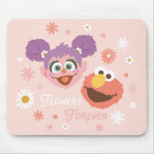 Abby Cadabby & Elmo | Blume für immer Mousepad (Vorne)