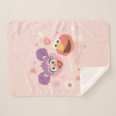 Abby Cadabby & Elmo | Blume für immer Sherpadecke (Vorderseite (Horizontal))