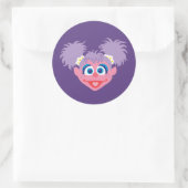 Abby Cadabby Face Runder Aufkleber (Tasche)