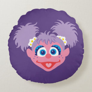 Abby Cadabby Face Rundes Kissen