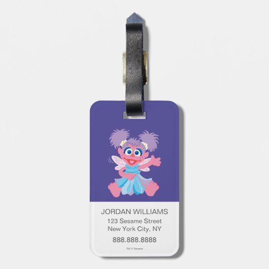 Abby Cadabby Fairy Gepäckanhänger (Rückseite vertikal)