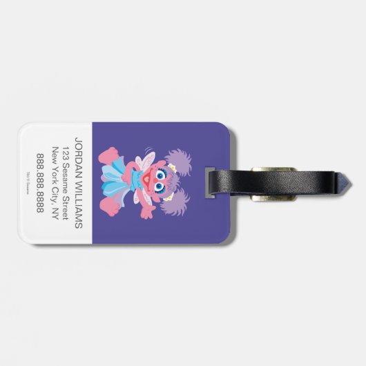 Abby Cadabby Fairy Gepäckanhänger (Rückseite horizontal)