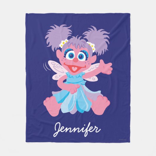 Abby Cadabby Fairy | Name hinzufügen Fleecedecke (Vorderseite)