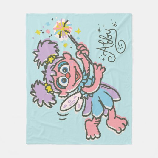 Abby Cadabby fliegt Fleecedecke (Vorderseite)