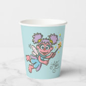 Abby Cadabby fliegt Pappbecher (Rückseite)