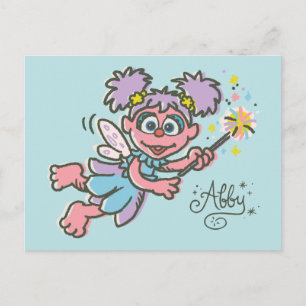 Abby Cadabby fliegt Postkarte
