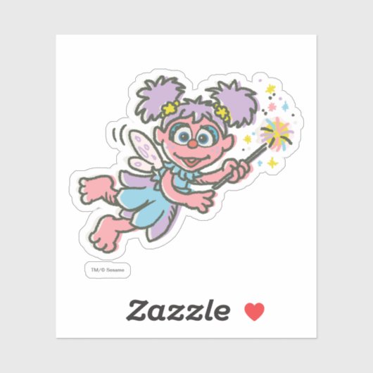 Abby Cadabby Flying Aufkleber (Blatt)