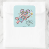 Abby Cadabby Flying Quadratischer Aufkleber (Tasche)