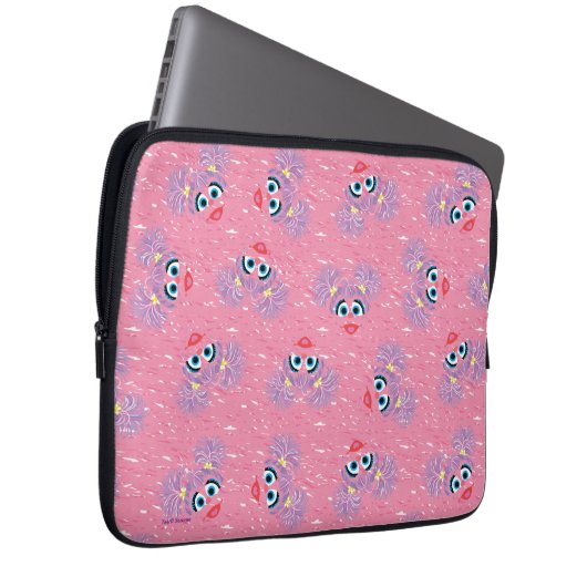 Abby Cadabby Fur Face Pattern Laptopschutzhülle (Vorne Rechts)