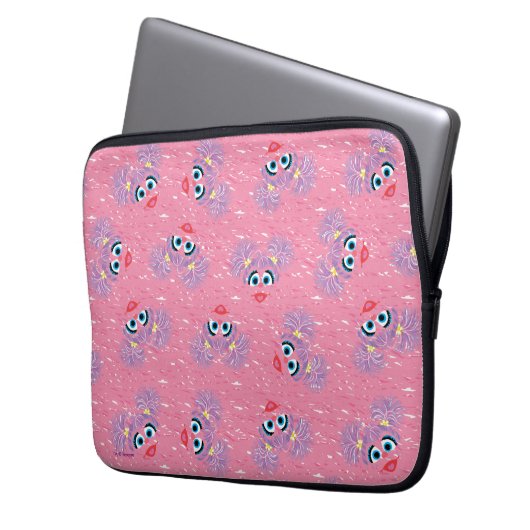 Abby Cadabby Fur Face Pattern Laptopschutzhülle (Vorderseite Links)
