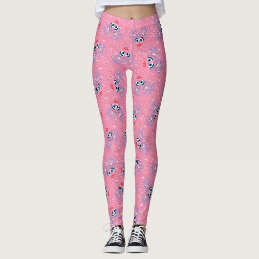 Abby Cadabby Fur Face Pattern Leggings (Vorderseite)