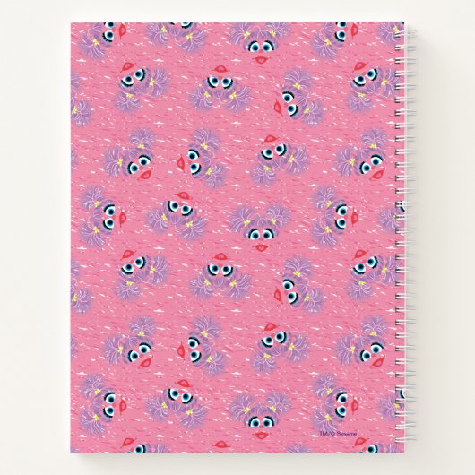 Abby Cadabby Fur Face Pattern Notizblock (Rückseite)