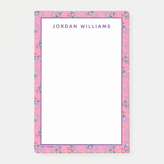 Abby Cadabby Fur Face Pattern Post-it Klebezettel (Vorderseite)