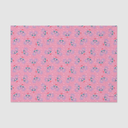 Abby Cadabby Fur Face Pattern Seidenpapier (Vorderseite)