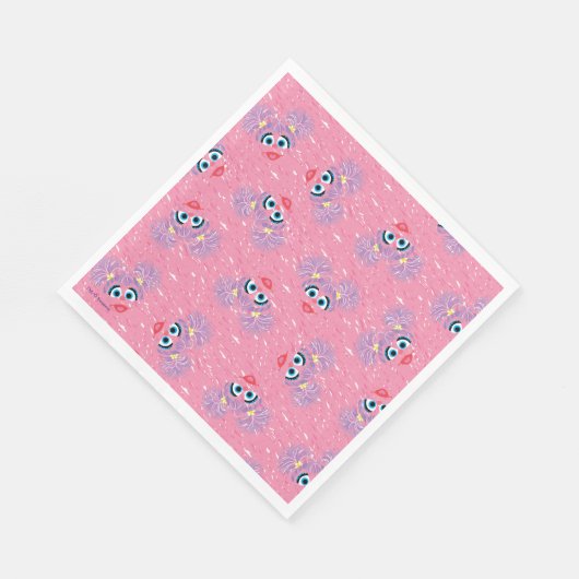 Abby Cadabby Fur Face Pattern Serviette (Ecke)