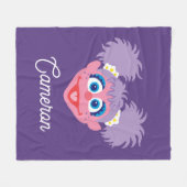 Abby Cadabby Gesicht Fleecedecke (Vorderseite (Horizontal))